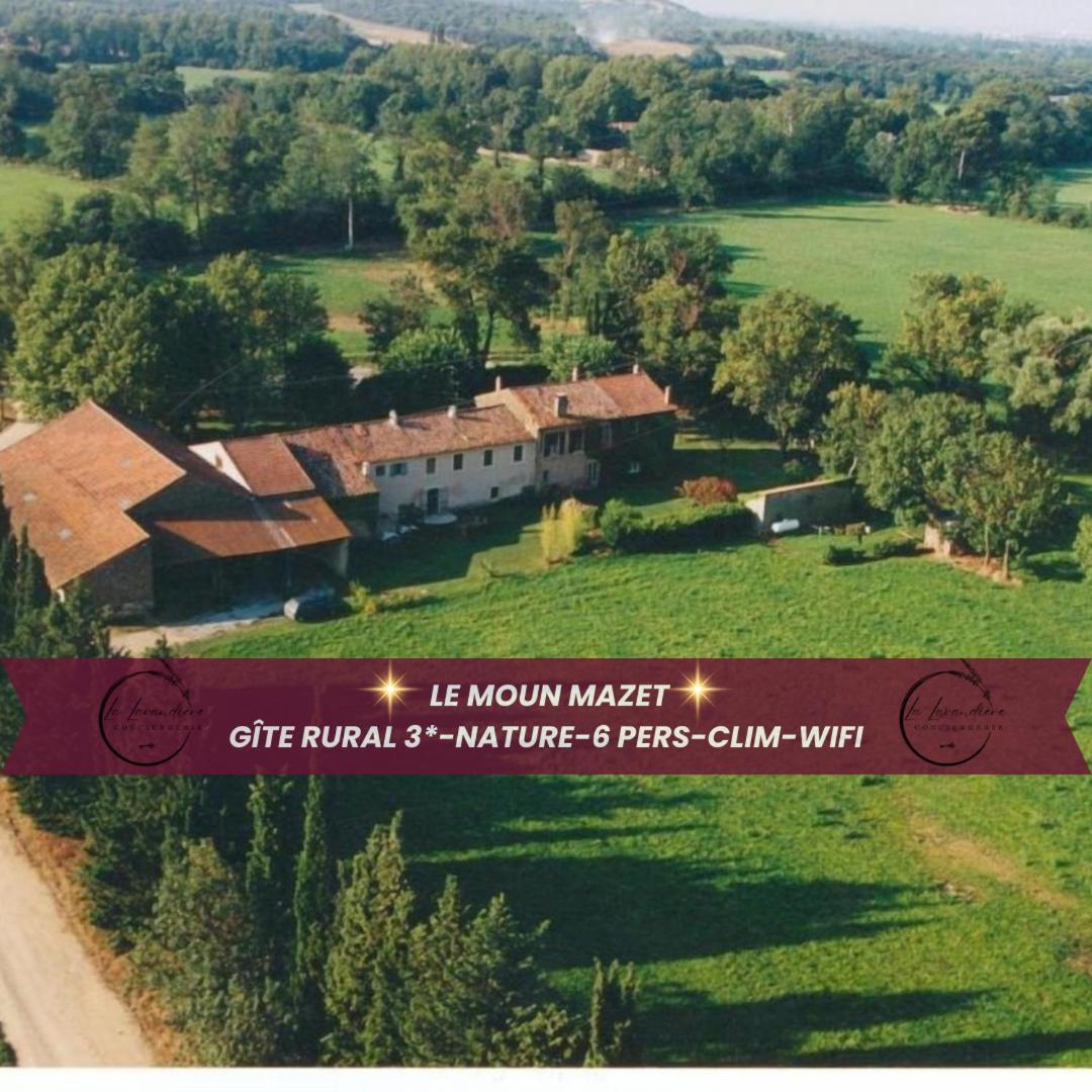Le Moun Mazet Gite Rural 3 Etoiles, Clim, Nature, 6 Personnes ميراماس المظهر الخارجي الصورة